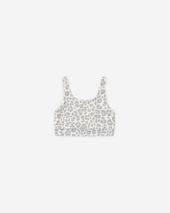 Rylee and Cru Swift Sports Bra - Blue Leopard