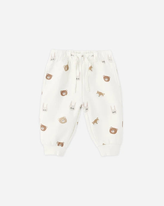 Quincy Mae Relaxed Fleece Sweatpant - Critters