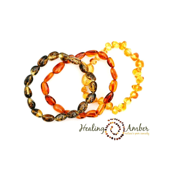 Baltic Amber Bracelet/Anklet - 5.5"