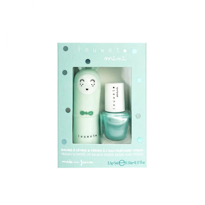Inuwet Duo Aqua - Lip Balm/Nail Polish Apple