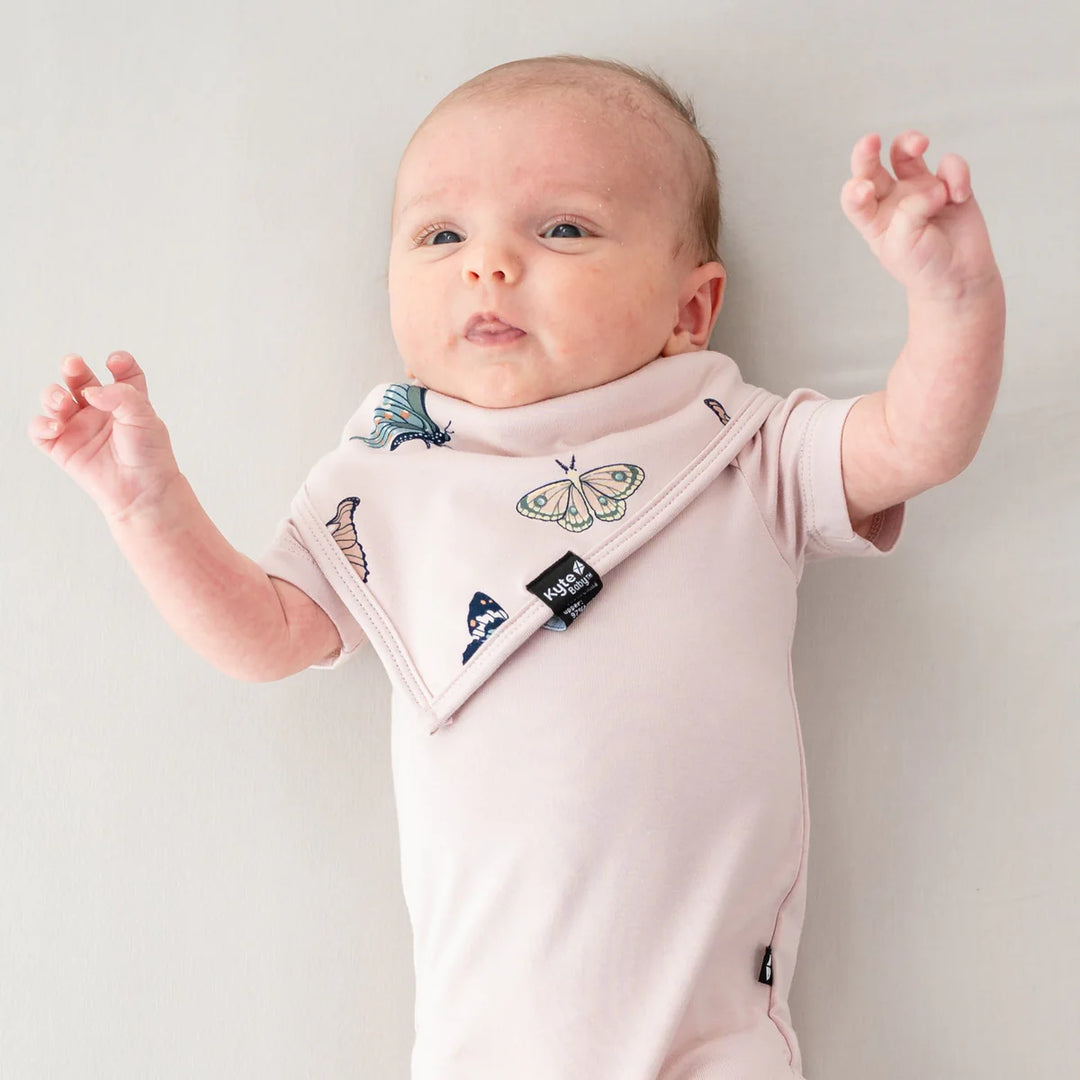 Kyte Baby Bib - Blush Butterfly