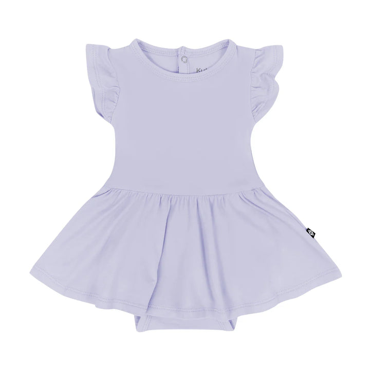Kyte Baby Twirl Bodysuit Dress - Lilac