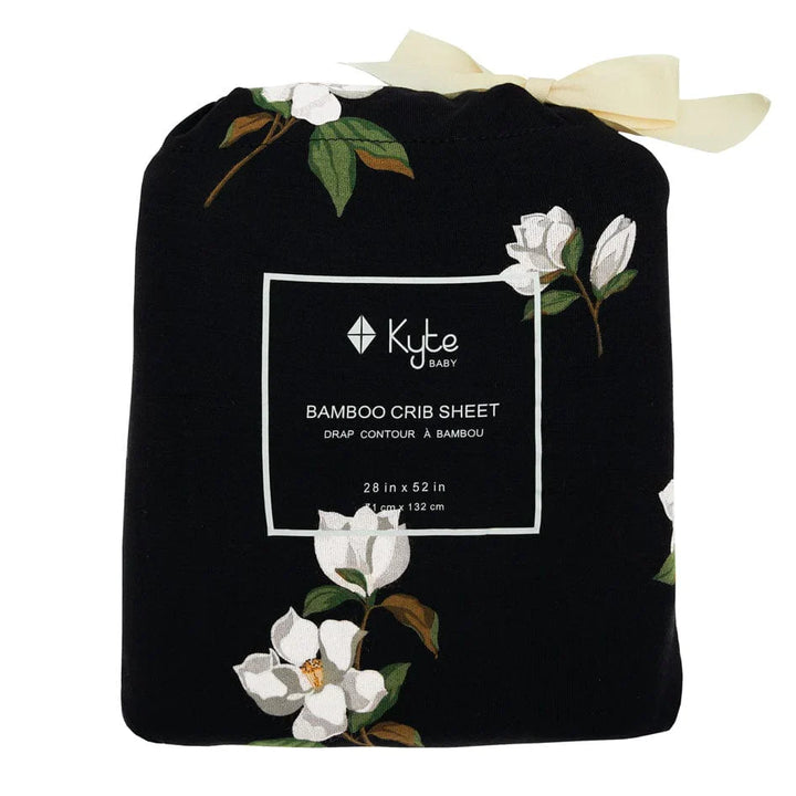 Kyte Baby Crib Sheet - Small Midnight Magnolia