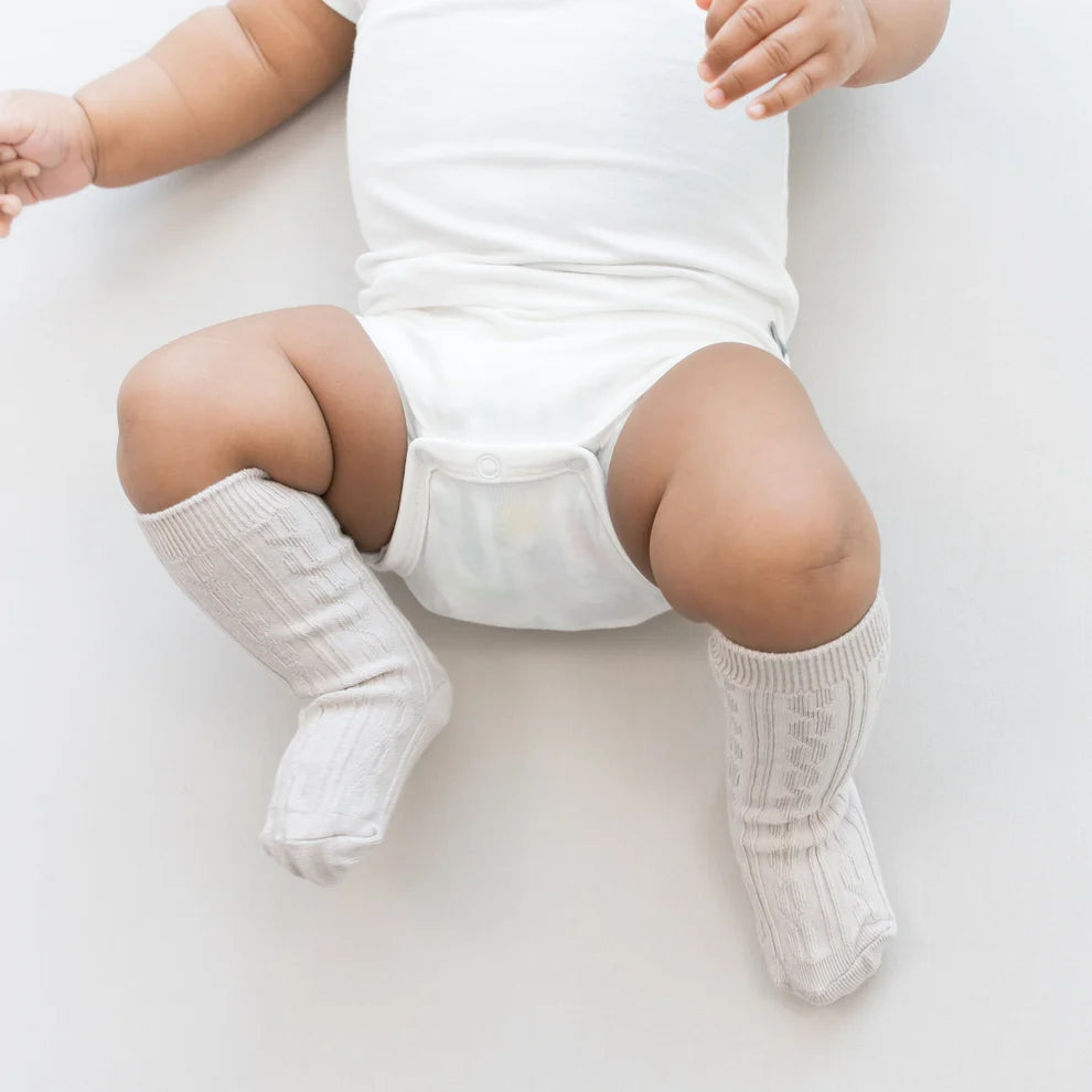 KyteBaby Knee High Socks in Oat