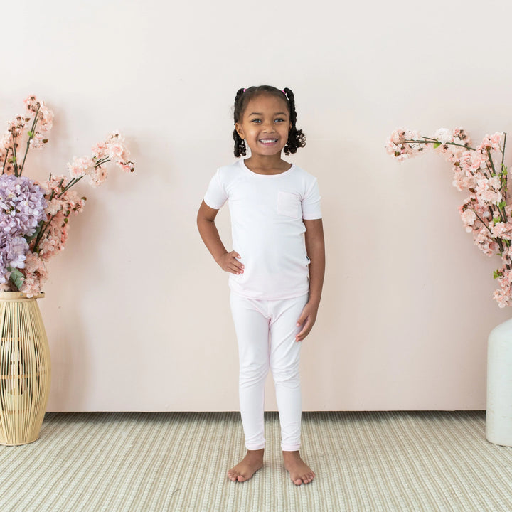 Kyte Baby Short Sleeve with Pants Pajamas - Sakura
