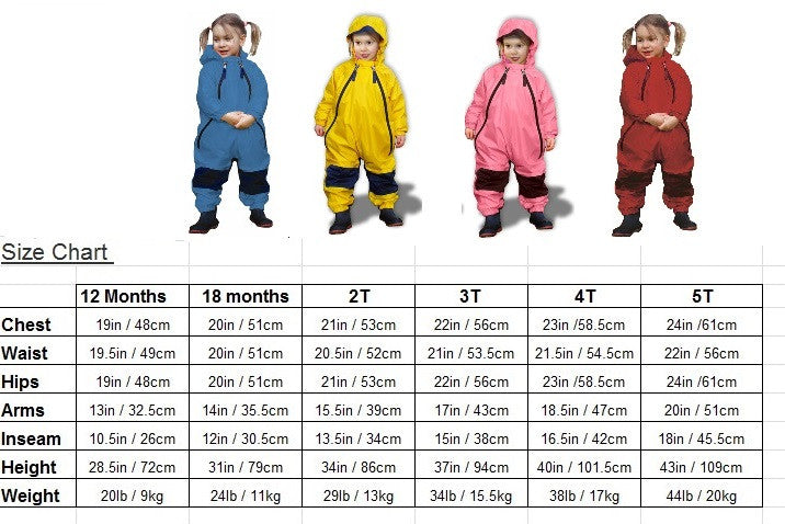 Muddy Buddy Waterproof Coveralls - Yellow