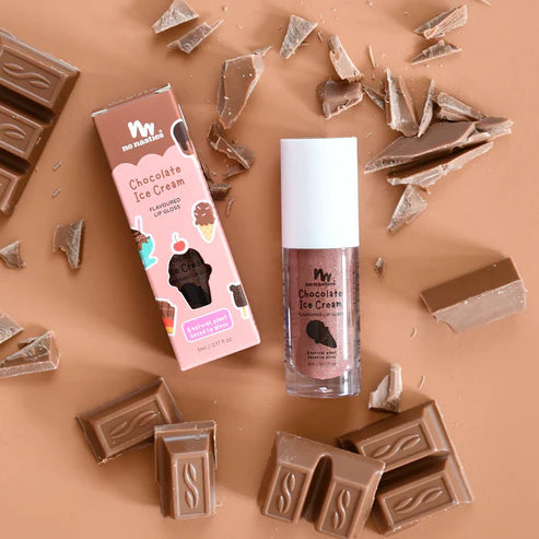 No Nasties Natural Kids Lip Gloss - Chocolate Ice-Cream