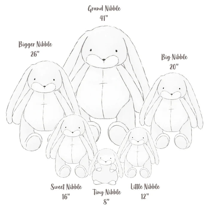 Bunnies by the Bay Big Nibble Bunny - Pink 20"