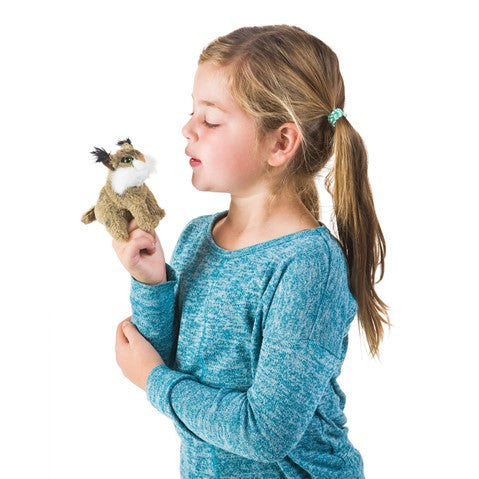 Folkmanis Finger Puppet - Mini Bobcat