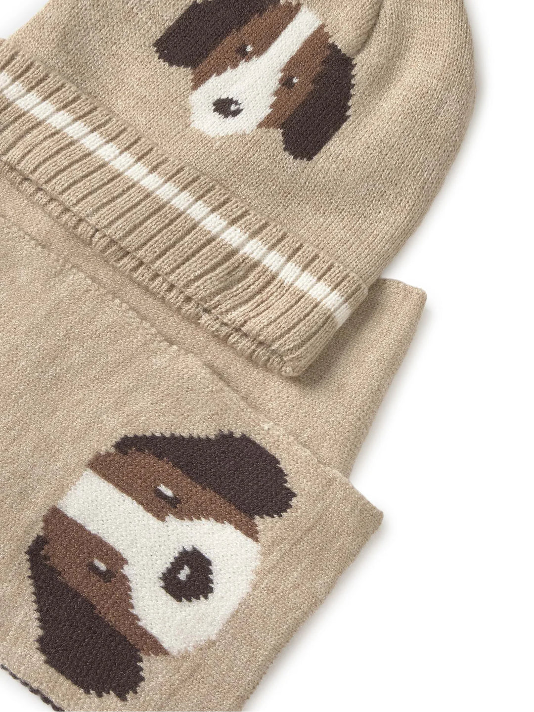Mayoral Hat &amp; Scarf Set - Bright Beige