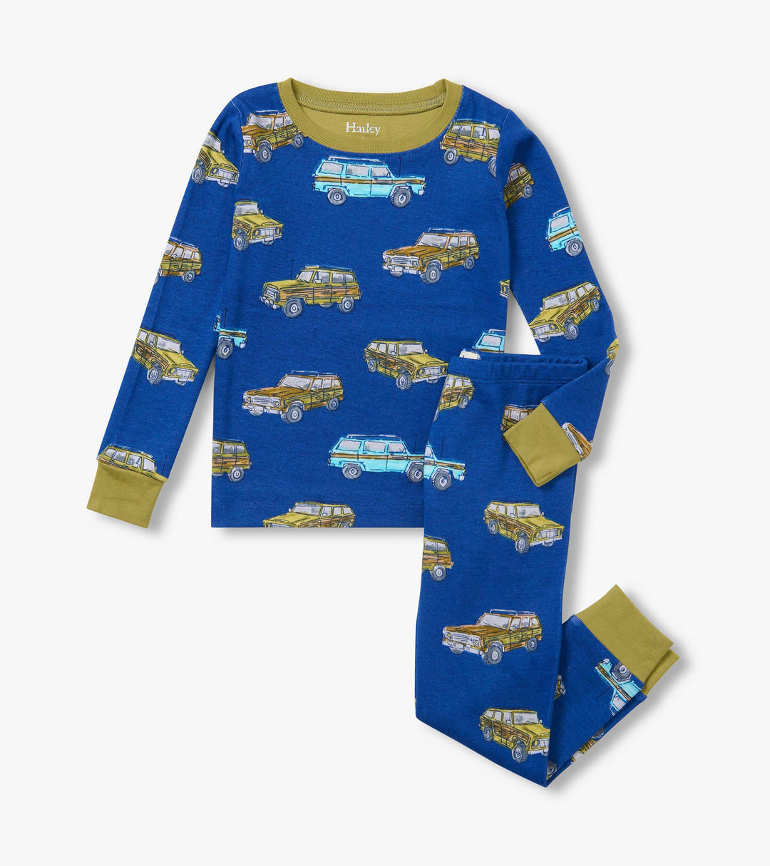 Hatley Vintage Trucks Cotton Rib Pajama set