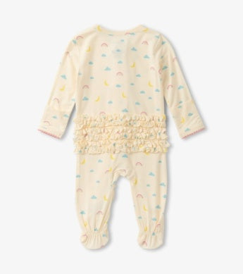 Hatley Ruffle Bum Bamboo Coverall - Lucky Charms
