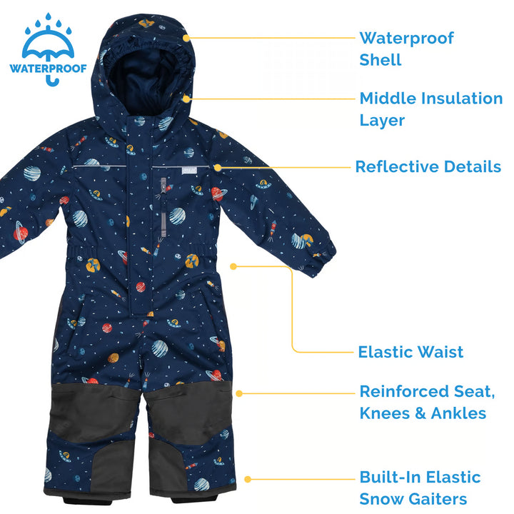 Jan &amp; Jul Toasty-Dry Snow Suit - Planet Patrol