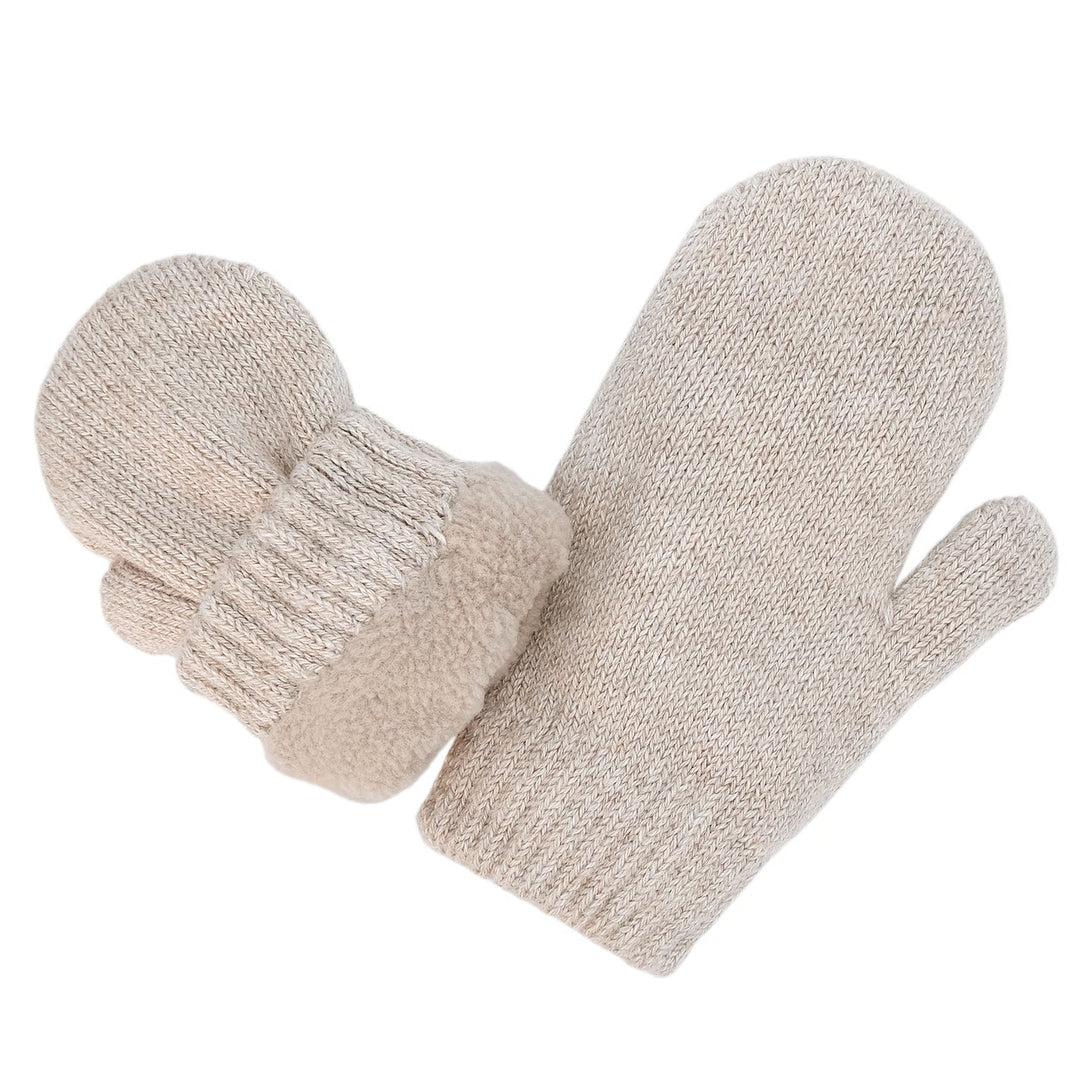 Jan &amp; Jul Knit Wi\nter Mittens - Wheat Field