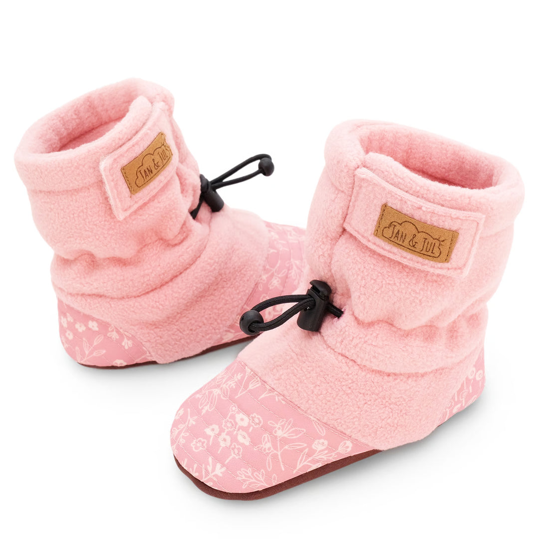 Jan &amp; Jul Stay-Put Cozy Booties - Prairie Flowers