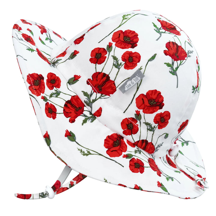 Jan &amp; Jul Cotton Floppy Hat - Red Poppy