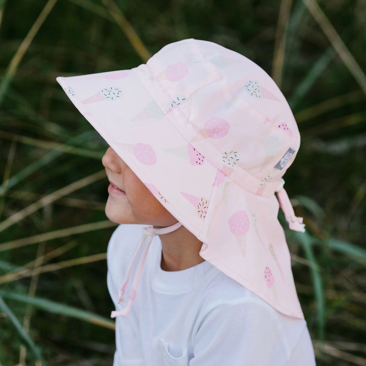 Jan &amp; Jul Aqua Dry Xplorer Hat - Pink Ice Cream