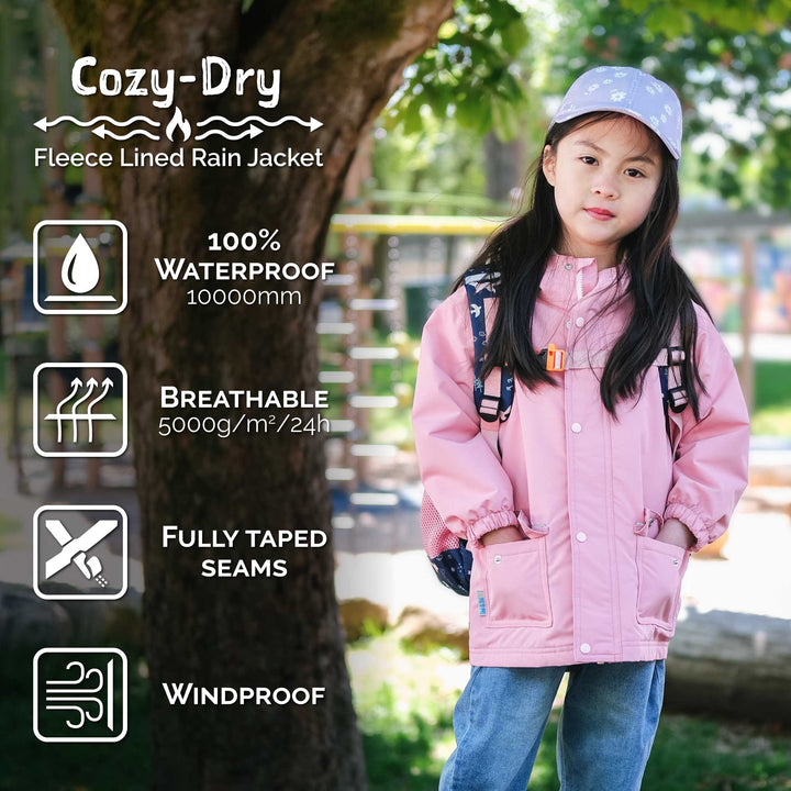 Jan &amp; Jul Cozy Dry Rain Jacket - Grey Construction