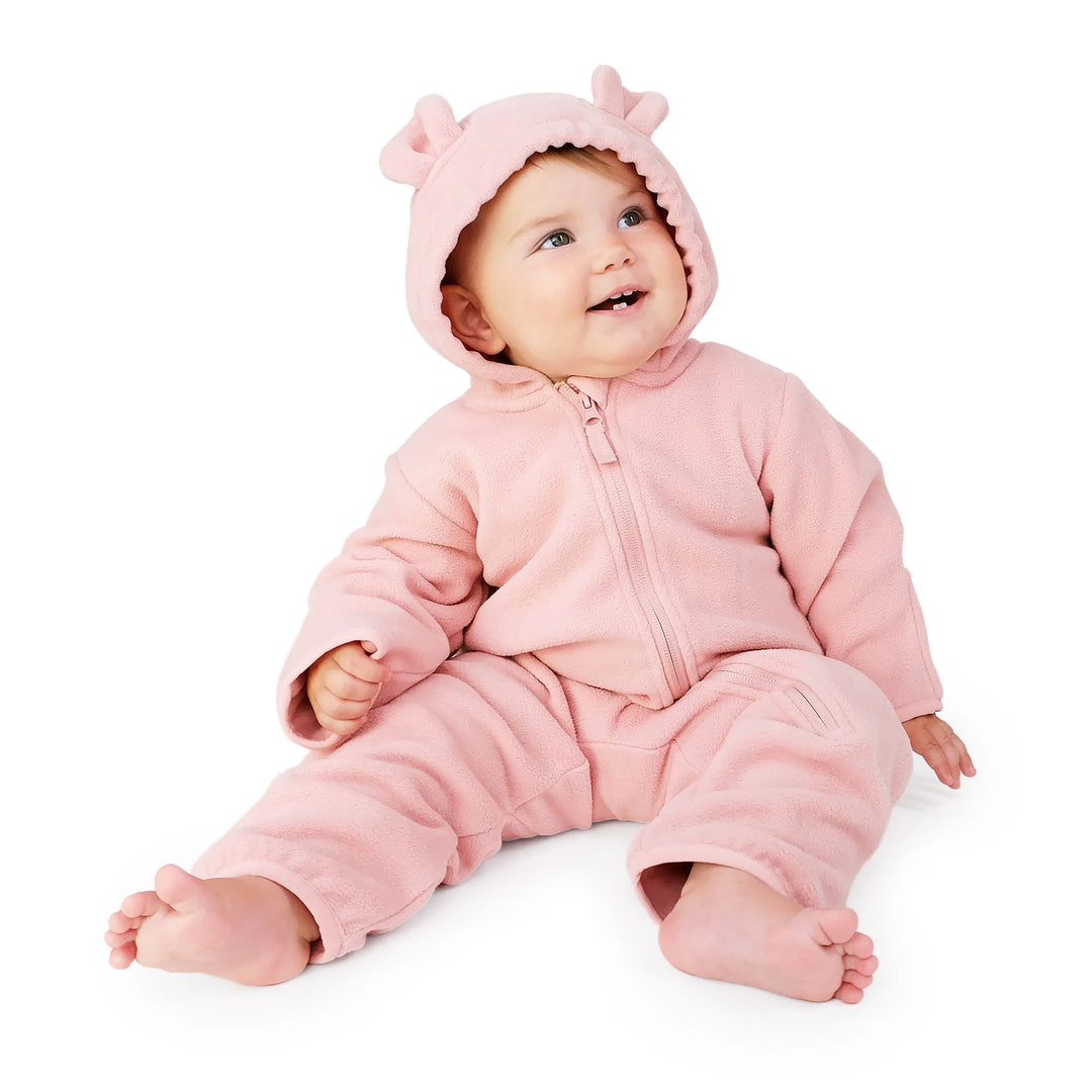 Jan &amp; Jul Fleece Suit -Dusty Pink