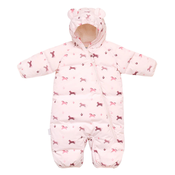 Jan &amp; Jul Toasty Dry Puffy Bunting Suit - Pink Ponies