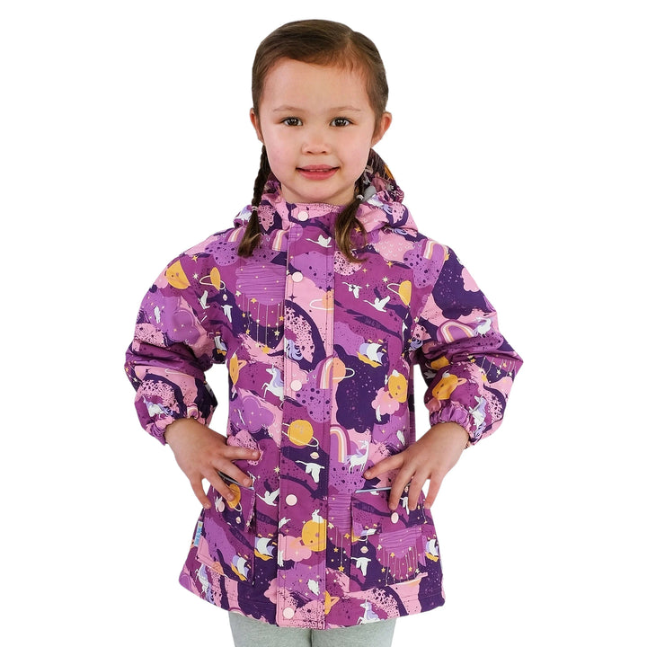 Jan &amp; Jul Cozy-Dry Rain Jacket - Purple Dream