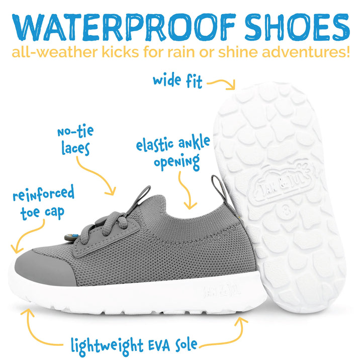 Jan &amp; Jul Rainrunner Waterproof Sneakers - Magenta Magic