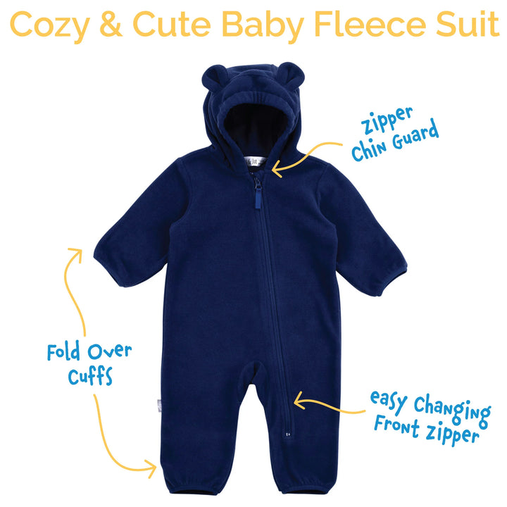 Jan &amp; Jul Fleece Suit - Brown Plaid