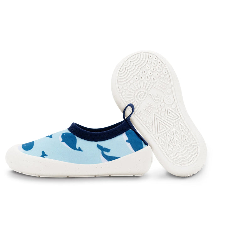 Jan &amp; Jul Water Play Shoes - Blue Whale