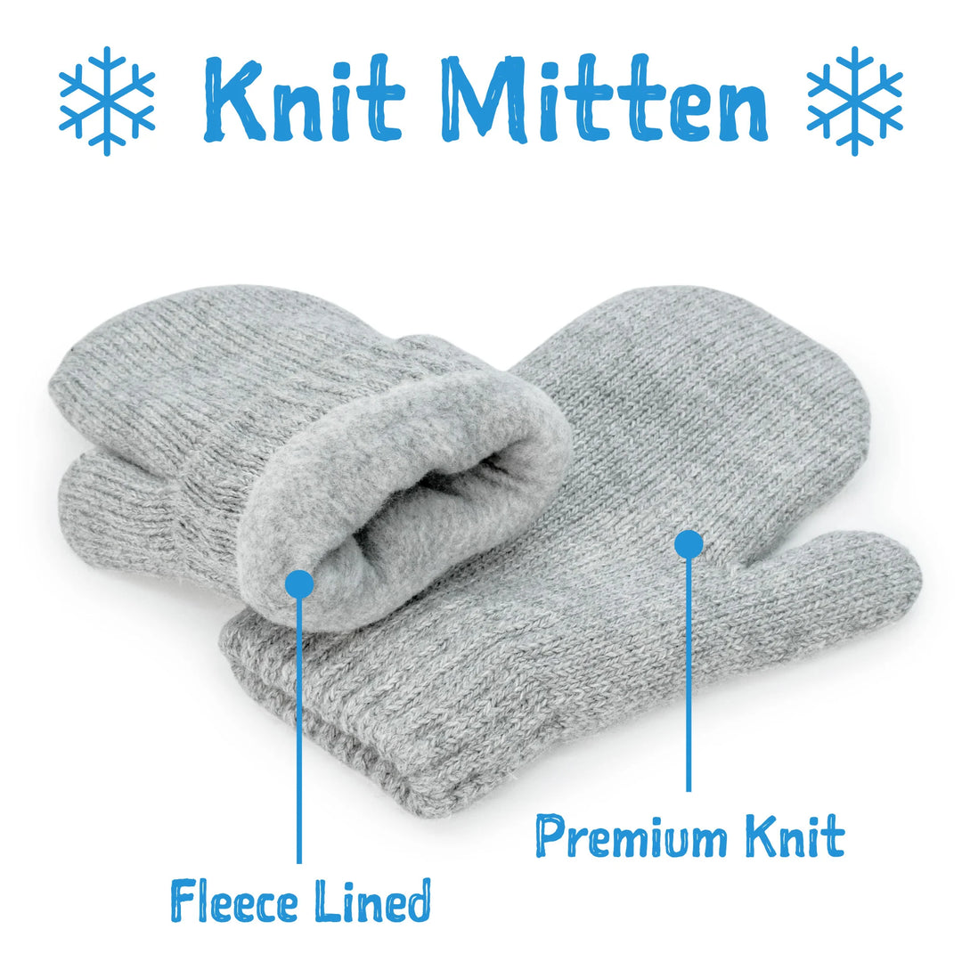 Jan &amp; Jul Knit Wi\nter Mittens - Light Pink