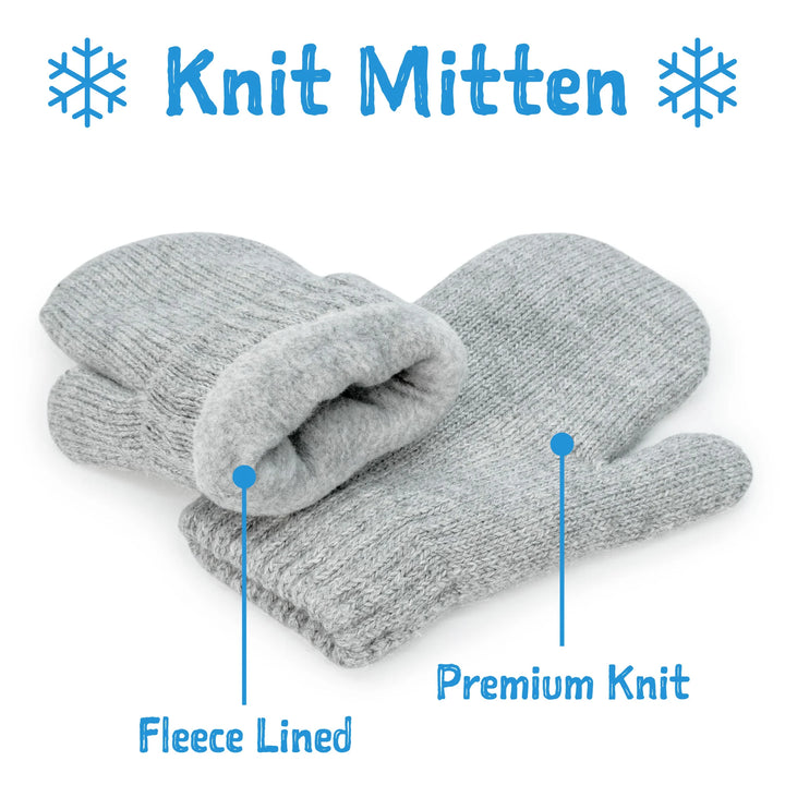 Jan &amp; Jul Knit Wi\nter Mittens - Light Pink