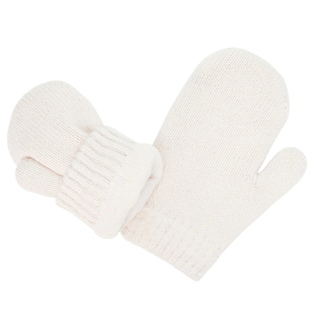 Jan &amp; Jul Knit Wi\nter Mittens - Vanilla Cream