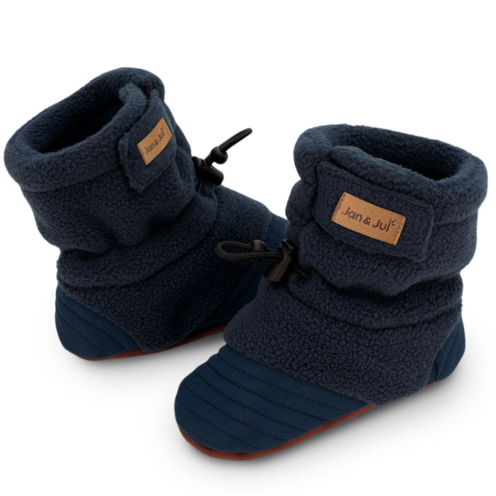 Jan &amp; Jul Stay-Put Cozy Booties - Dark Navy
