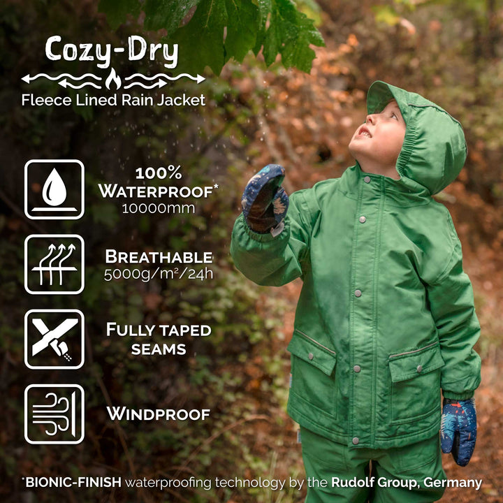 Jan &amp; Jul Cozy-Dry Rain Jacket - Pink Ponies