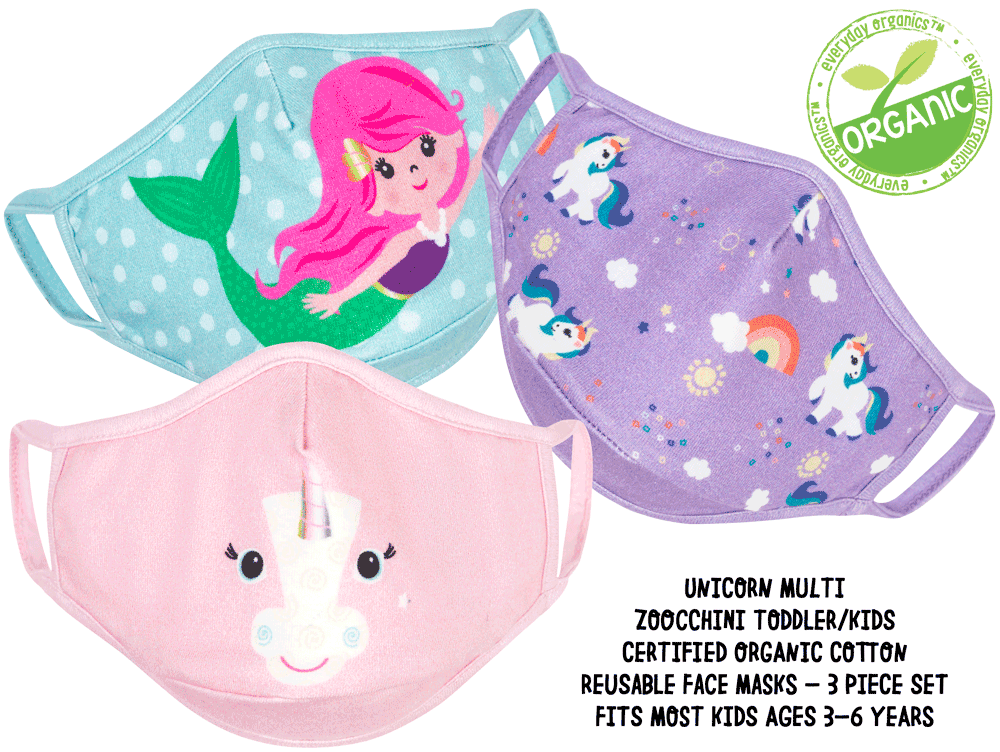 Zoocchini Organic Reusable Masks