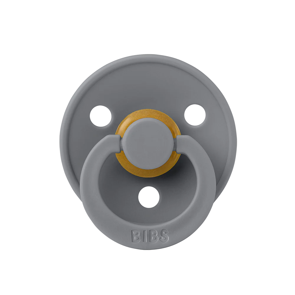 BIBS Round Colour Pacifiers - Size 1 (0-6m)