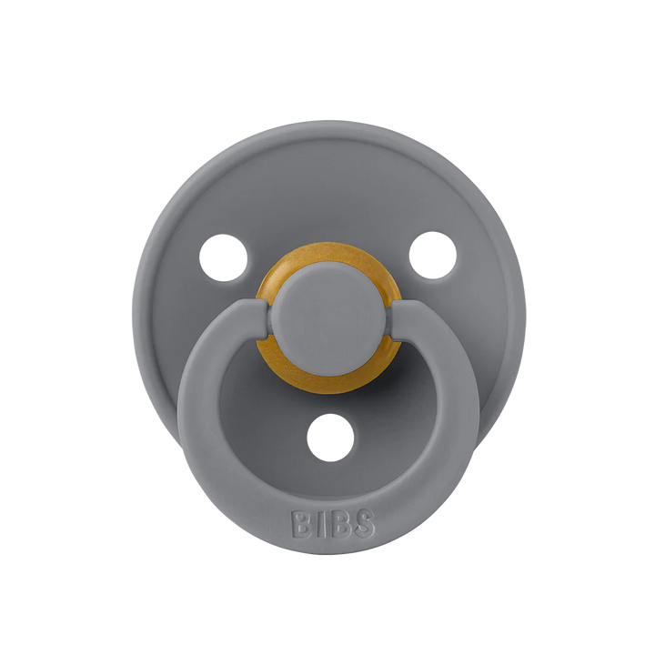 BIBS Round Colour Pacifiers - Size 1 (0-6m)