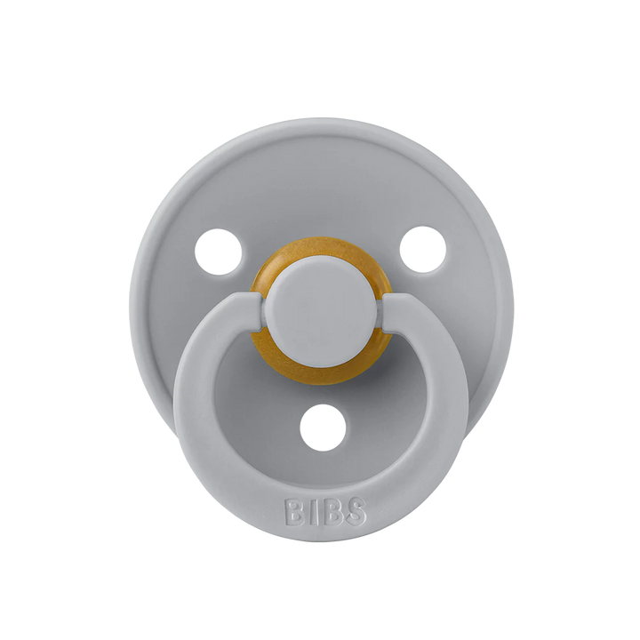 BIBS Round Colour Pacifiers - Size 1 (0-6m)