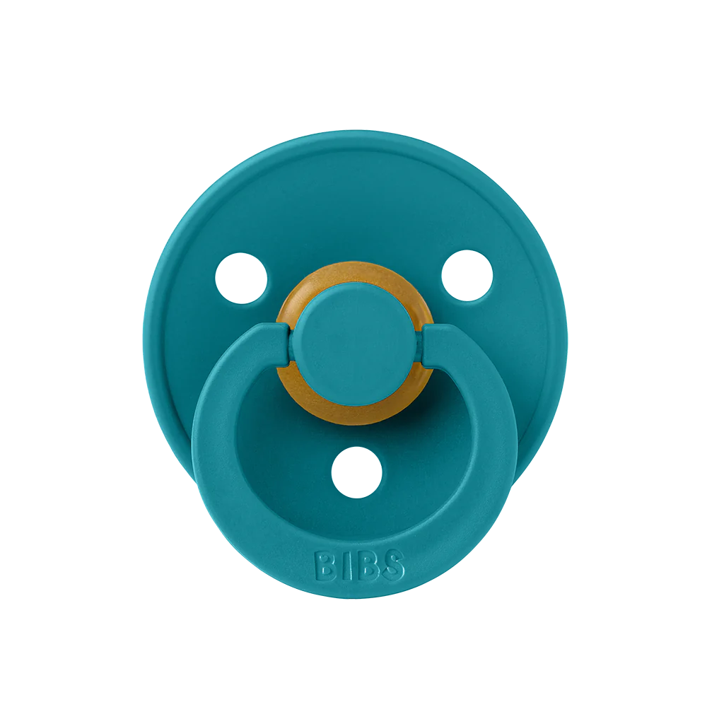 BIBS Round Colour Pacifiers - Size 1 (0-6m)