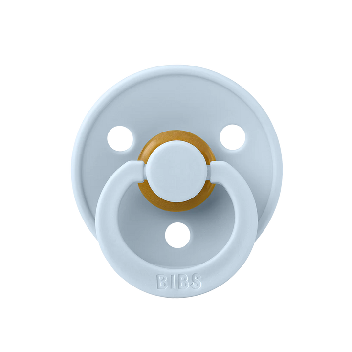 BIBS Round Colour Pacifiers - Size 1 (0-6m)