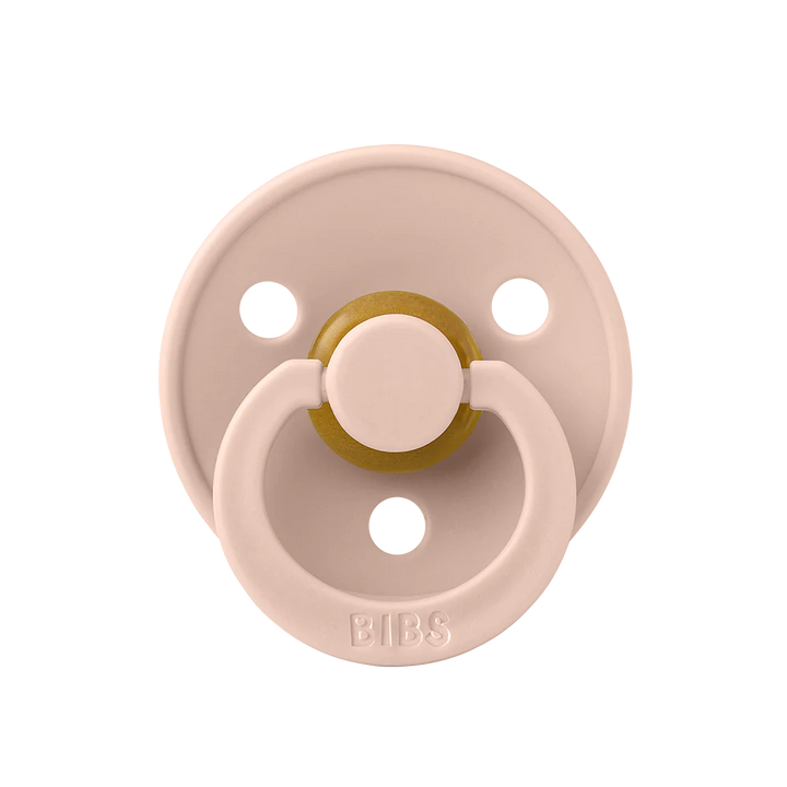 BIBS Round Colour Pacifiers - Size 1 (0-6m)