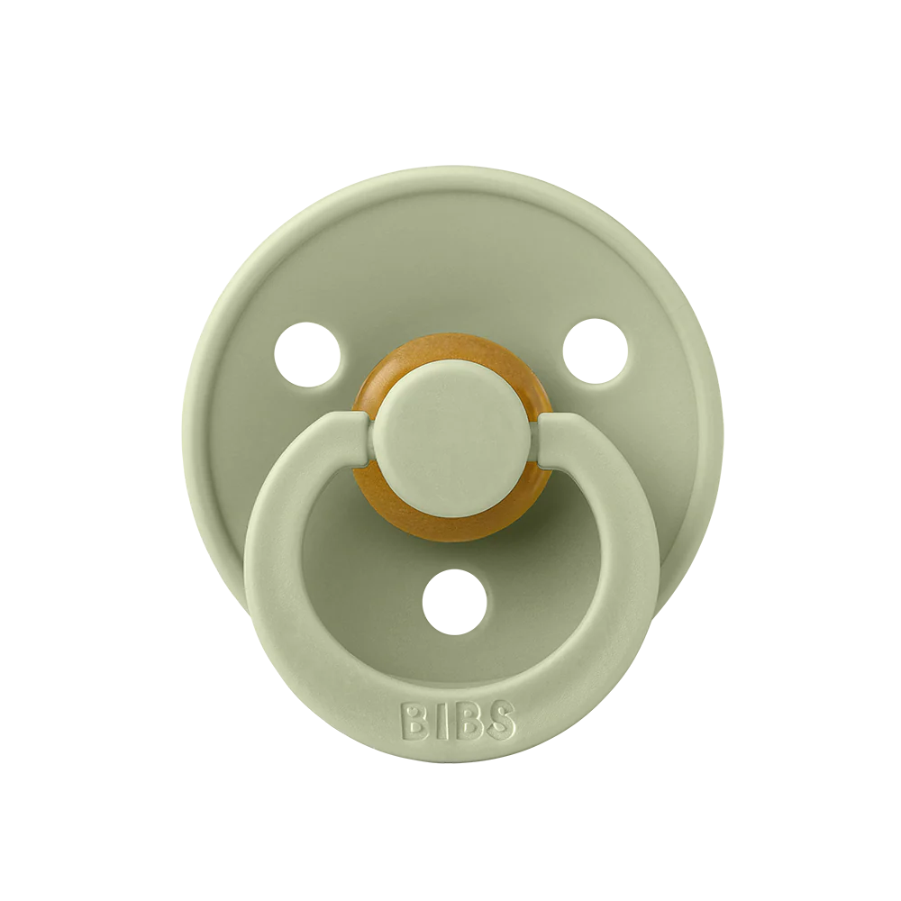 BIBS Round Colour Pacifiers - Size 1 (0-6m)