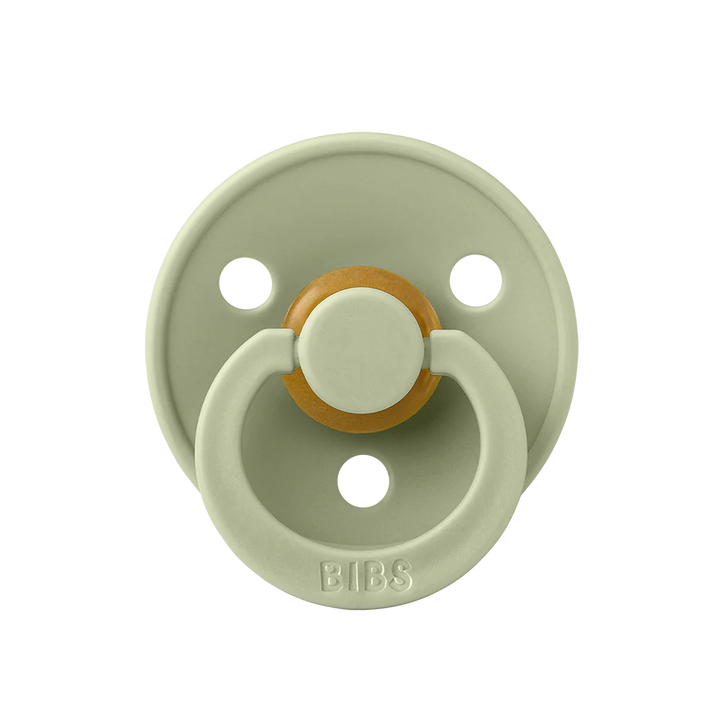 BIBS Round Colour Pacifiers - Size 1 (0-6m)