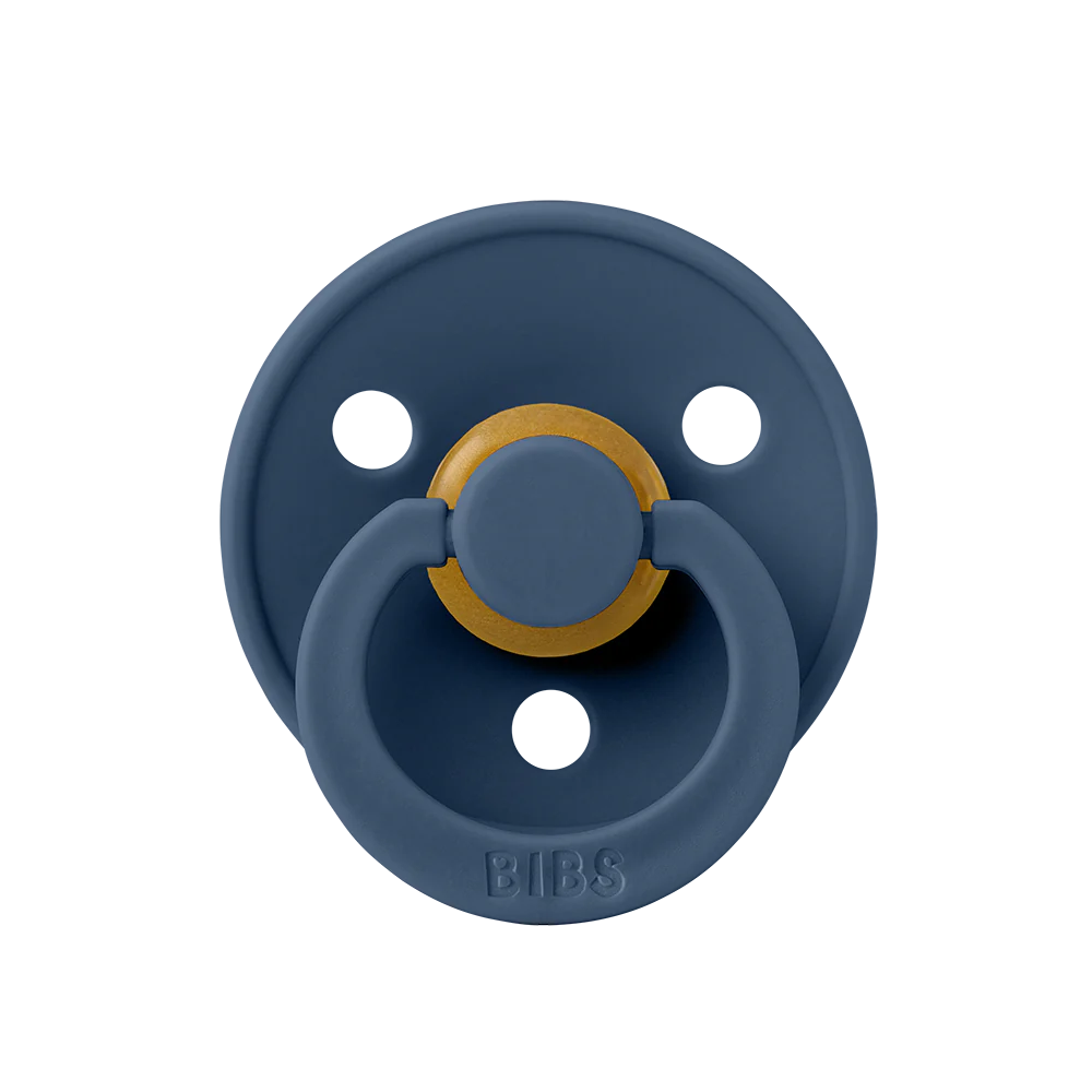 BIBS Round Colour Pacifiers - Size 1 (0-6m)