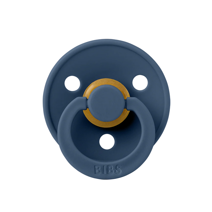 BIBS Round Colour Pacifiers - Size 1 (0-6m)