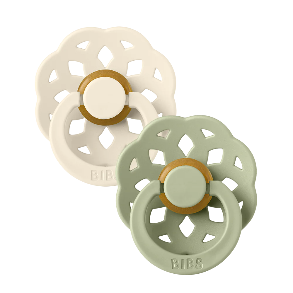 BIBS Round Boheme Pacifier - Size 1 (0-6m)