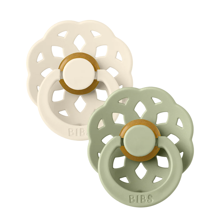 BIBS Round Boheme Pacifier - Size 1 (0-6m)