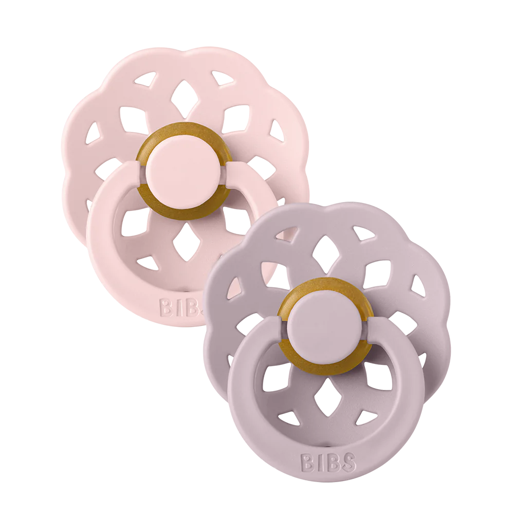 BIBS Round Boheme Pacifier - Size 1 (0-6m)