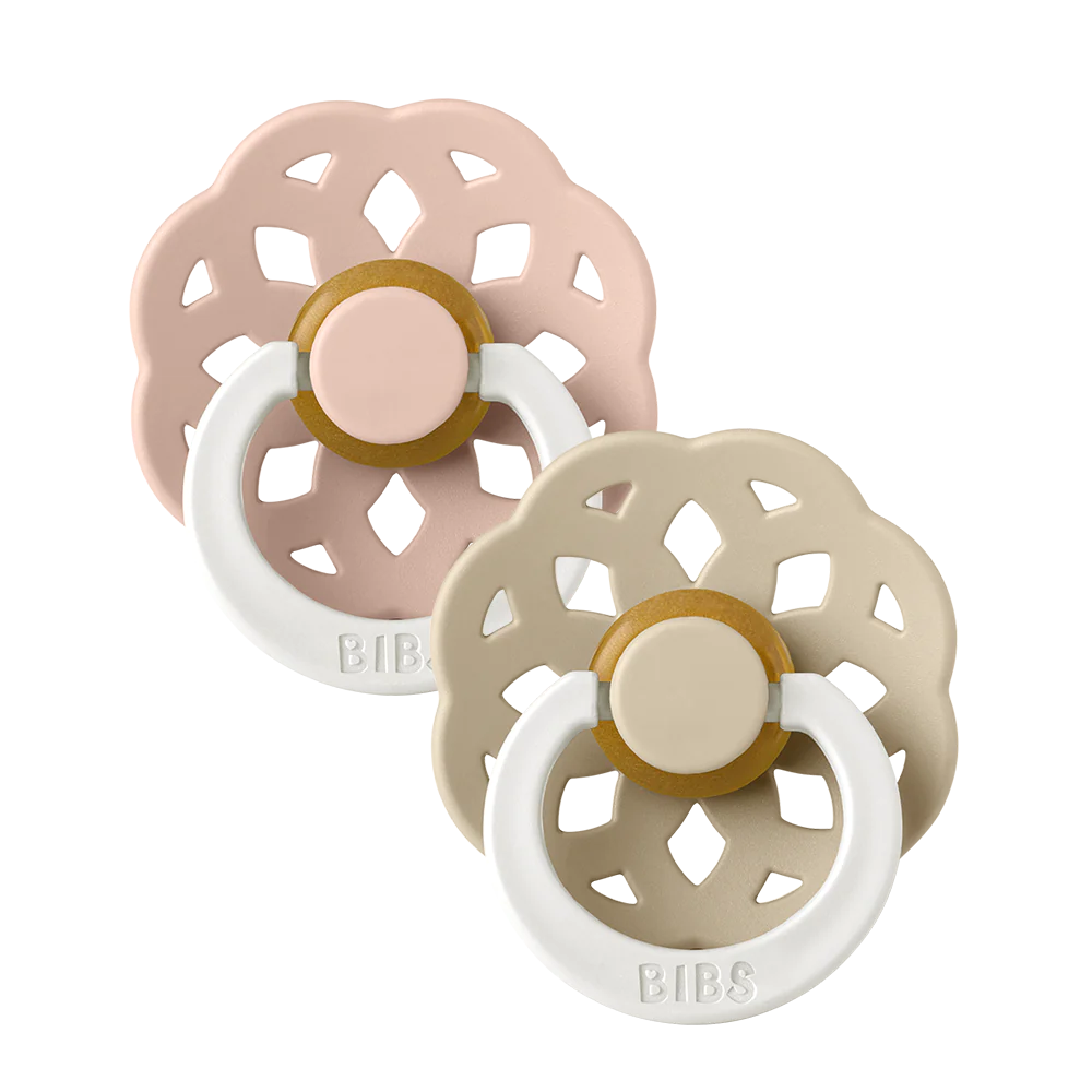 BIBS Round Boheme Pacifier - Size 1 (0-6m)