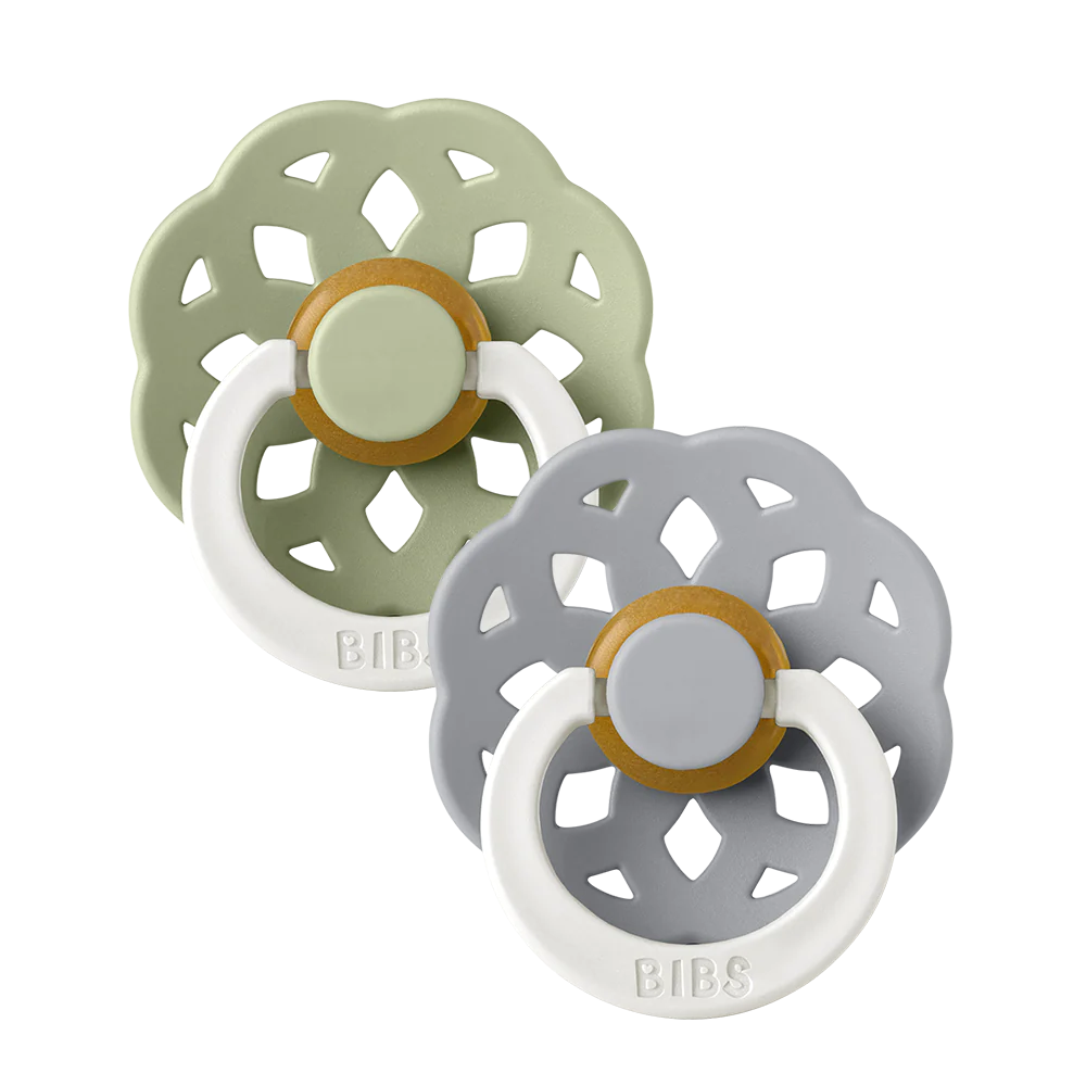 BIBS Round Boheme Pacifier - Size 1 (0-6m)