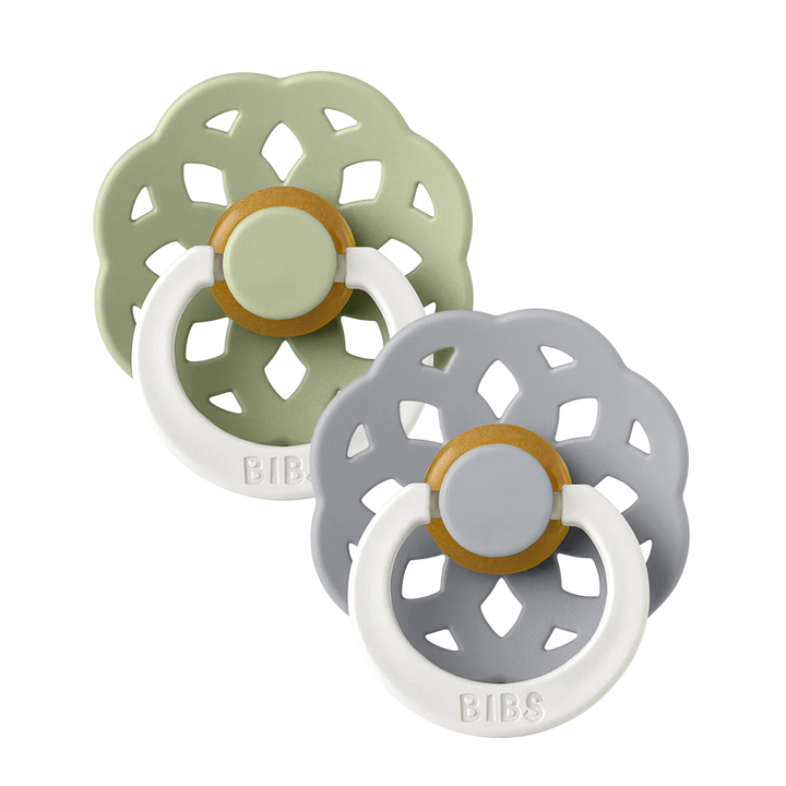 BIBS Round Boheme Pacifier - Size 1 (0-6m)